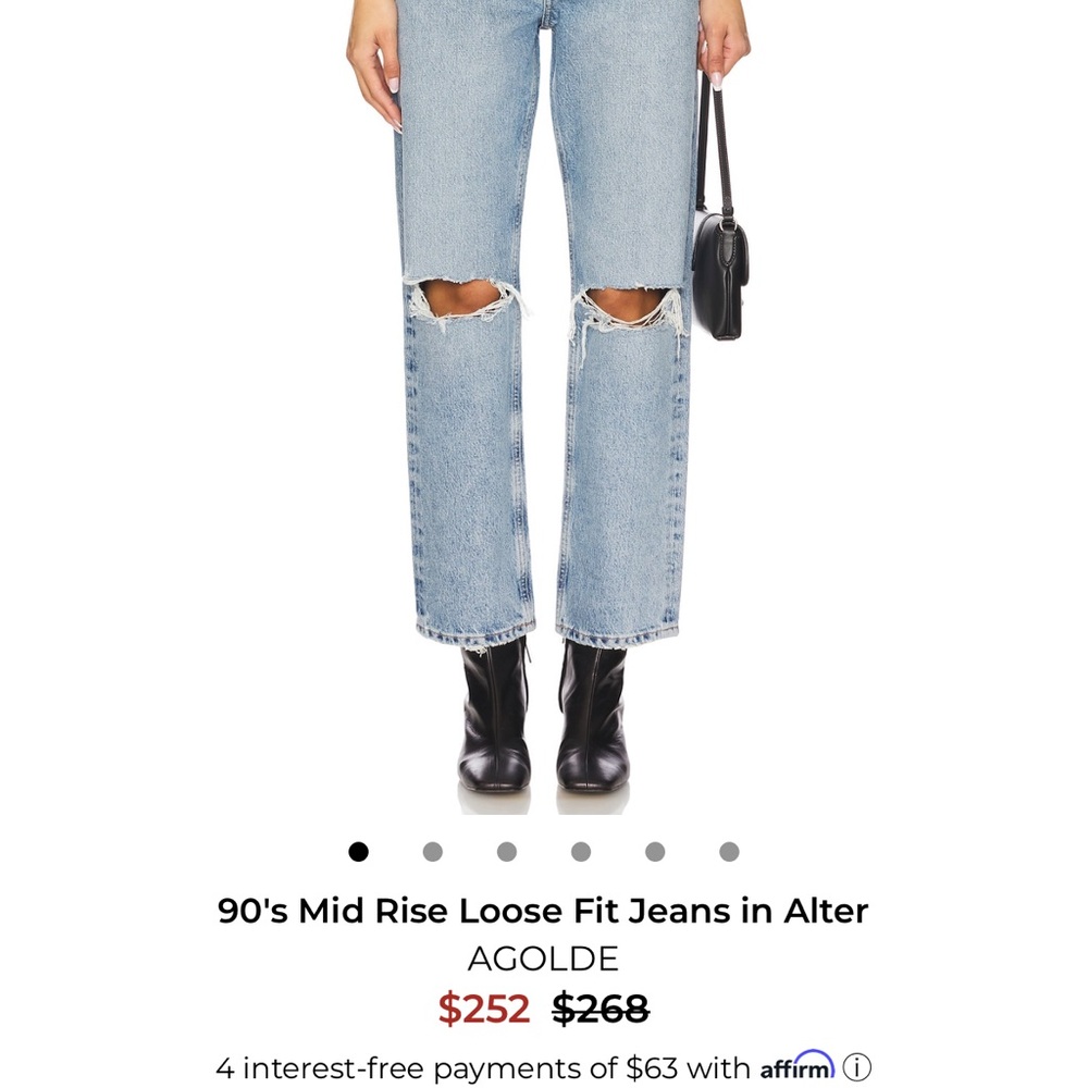Agolde Women's Straight Leg Jeans - Light Blue